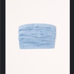 Abercrombie and Fitch cropped blue tube top